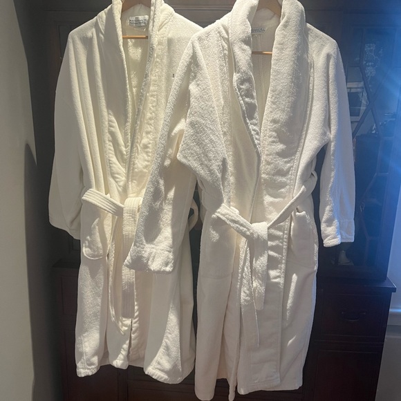 White Plush Bathrobes